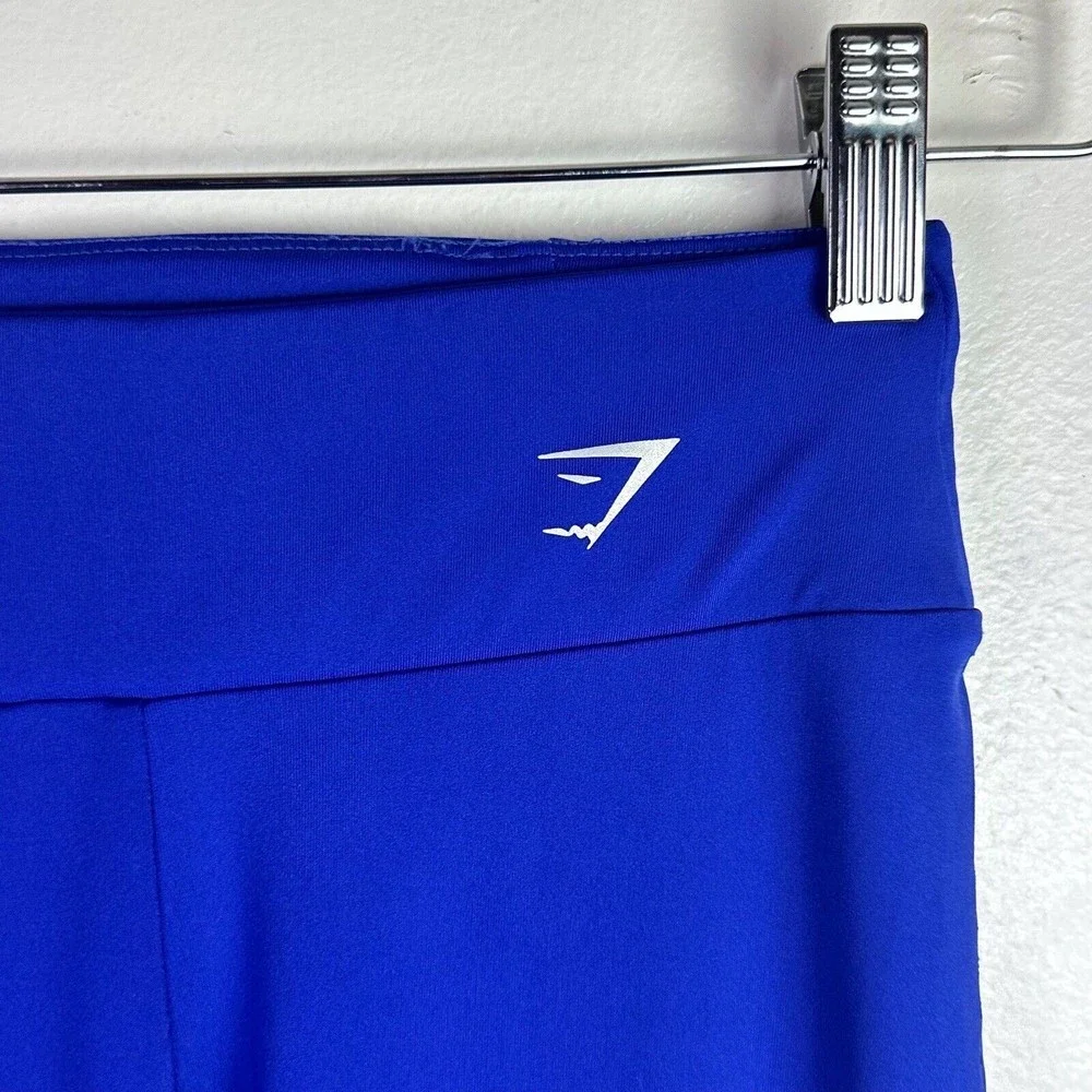 Gymshark Dry Laser Cut Leggings Blue XS Cobalt Royal Blue - Picture 5 of 11